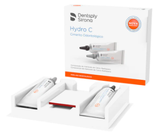 CIMENTO ODONTOLOGICO HYDRO C DE HIDROXIDO DE CALCIO RADIOPACO ( KIT C/01 PASTA BASE 13G + 01 PASTA CATALIZADORA 11G ) - DENTSPLY-1753730793