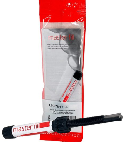RESINA MASTER FILL REF.A2 COMPOSTA FOTOPOLIMERIZAVEL 1 SERINGA C/4 GR - BIODINAMICA-752848826